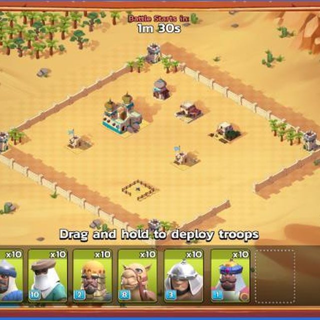 Antara gameplay: a desert kingdom with troops