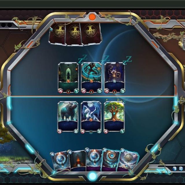 Elowyn card battle screen
