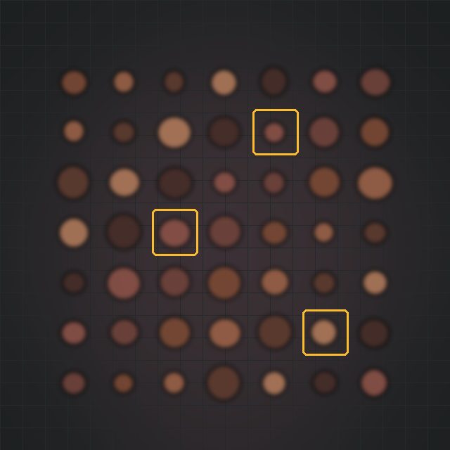 Illustration of skin-lesion samples in a grid